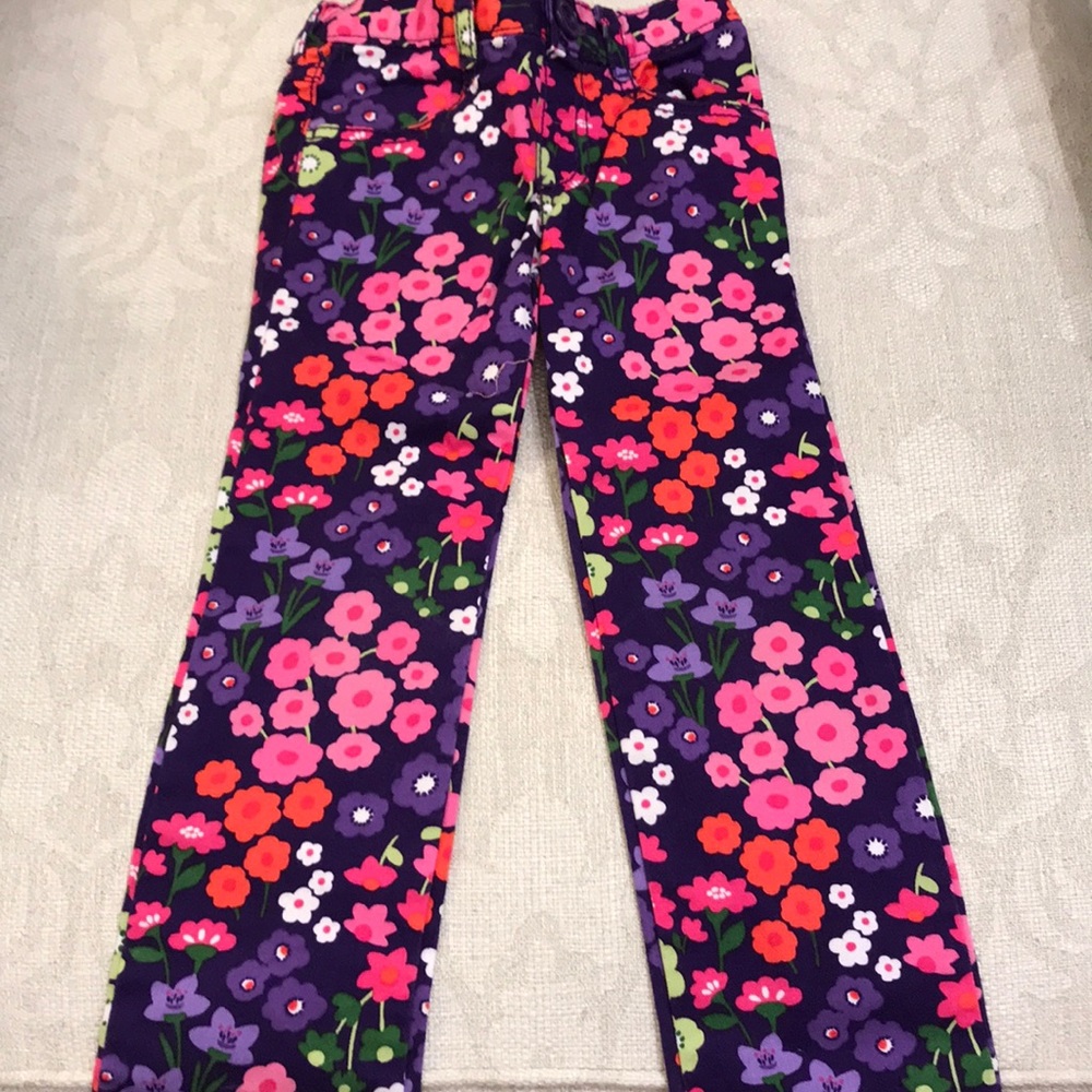 NWOT Gymboree floral adjustable waist pants